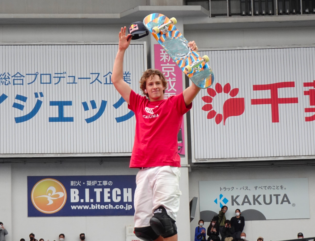 Silver medalist and Encinitas resident Jagger Eaton